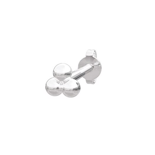 Piercing smykker - Pierce52 ørestik i sølv med 3 kugler
